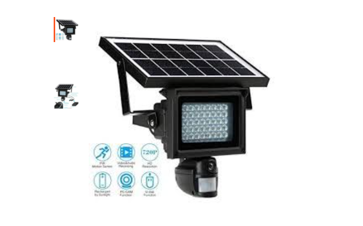 Solar powered on sale ir light